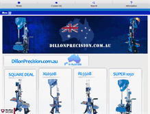 Tablet Screenshot of dillonprecision.com.au